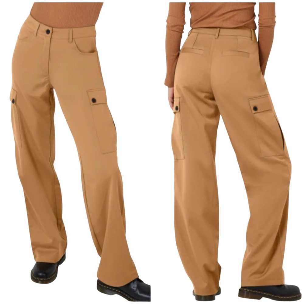 NWT Noisy May Wide Leg Cargo Pants Size Large